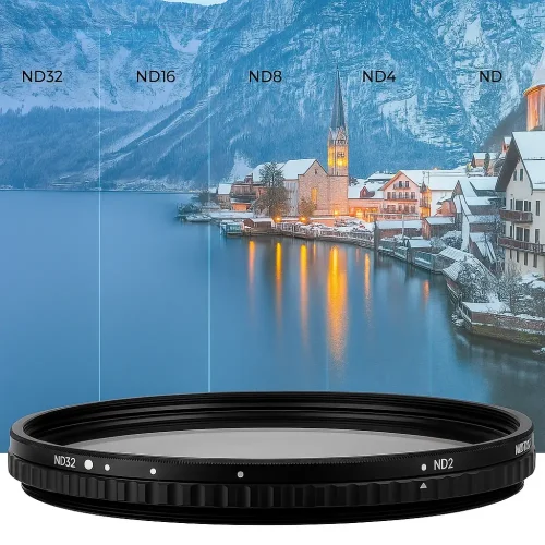 فیلتر لنز ان دی متغیر نانو کی اند اف مدل K&F ND2-32 NANO-Xcel -82MM - Image 2