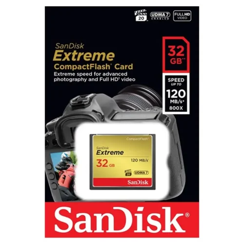 کارت حافظه Sandisk CF 32 GB 120 MB/S 800X - Image 2