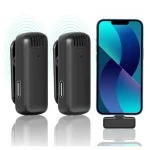 میکروفون یقه ای بی سیم اولانزی دوکاربره مدل Ulanzi J12 با پورت لایتنینگ - Image 2
