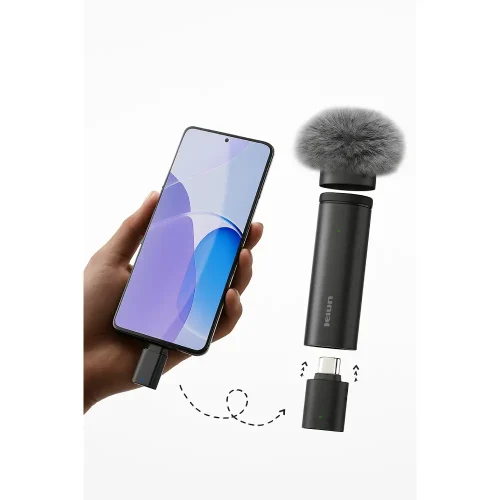میکروفون یقه ای بی سیم اولانزی تک کاربره مدل Ulanzi WM10 Type-C - Image 2