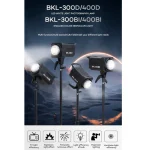 ویدئولایت Zsyb BKL-300 Bi-Color Portable Professional COB - Image 3