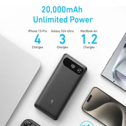 پاوربانک 20000 میلی آمپر انکر 87W مدل A1383 - Image 3
