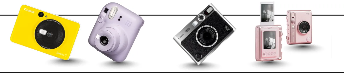 دسته بندی دوربین های چاپ فوری تنوع مدل های مثل برند دوربین چاپ سریع کنون و فوجی