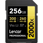 کارت حافظه لکسار Lexar256GB Professional 2000x UHS-II SDXC