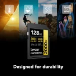 کارت حافظه لکسار Lexar 128GB Professional 2000x UHS-II SDXC - Image 2