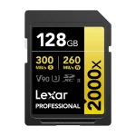 کارت حافظه لکسار Lexar 128GB Professional 2000x UHS-II SDXC