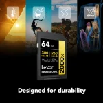 کارت حافظه لکسار Lexar 64GB Professional 2000x UHS-II SDXC - Image 2
