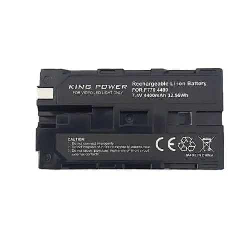 باتری کینگ پاور NP-F770 4400 mAh LED light - Image 2