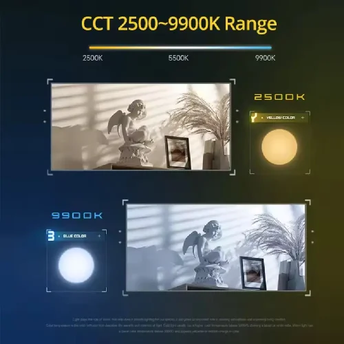 نور ال ای دی سیدانده Sidande MATRIX M 14 RGB video light - Image 3