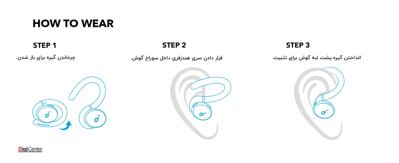 نحوه استفاده از هندزفری انکر Sport X10