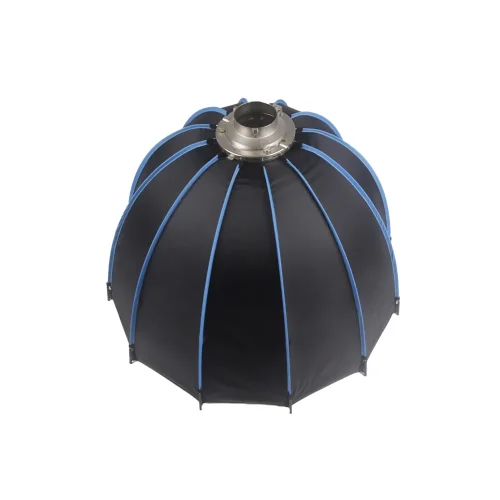 نمای پشت اکتاباکس پارابولیک آراروکس Ararox QR-P90 Parabolic Softbox (90cm) با ساختار مقاوم و مانت فلزی مناسب نورپردازی حرفه ای در استودیو