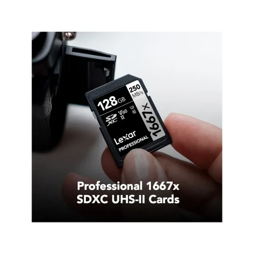 کارت حافظه لکسار Lexar 128GB Professional 1667x UHS-II SDXC - Image 5