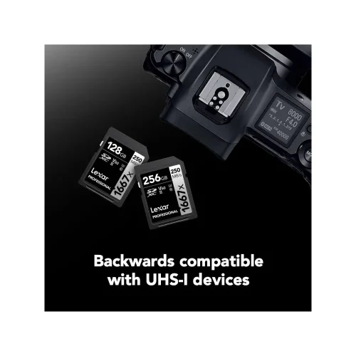 کارت حافظه لکسار Lexar 128GB Professional 1667x UHS-II SDXC - Image 4