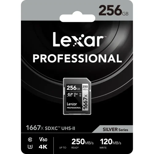 کارت حافظه Lexar 256GB Professional 1667x UHS II SDXC - Image 3