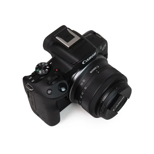 دوربین بدون آینه دست دوم کانن Canon EOS R50 با لنز RF-S 18-45mm f/4.5-6.3 IS STM مشکی - Image 2