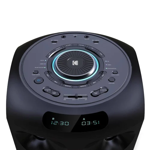 اسپیکر بلوتوثی کداک مدل Kodak PRPS‑1831 پارتی باکس دو ووفر 8 اینچ - Image 3