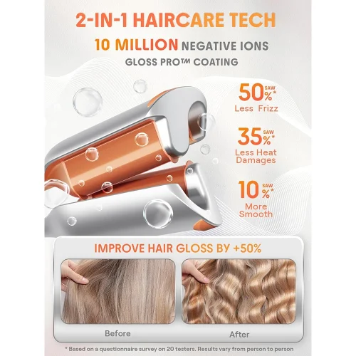 دستگاه فر مو ساحلی شیگلم Sheglam مدل Beach Babe Hair Waver سایز 25 میلی متری - Image 9