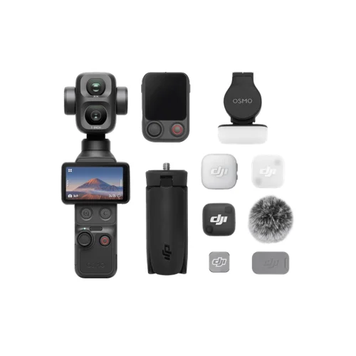 دوربین اسمو پاکت DJI Osmo Pocket 4P Vlog Combo + میکروفون DJI Mic Mini 2 - Image 13